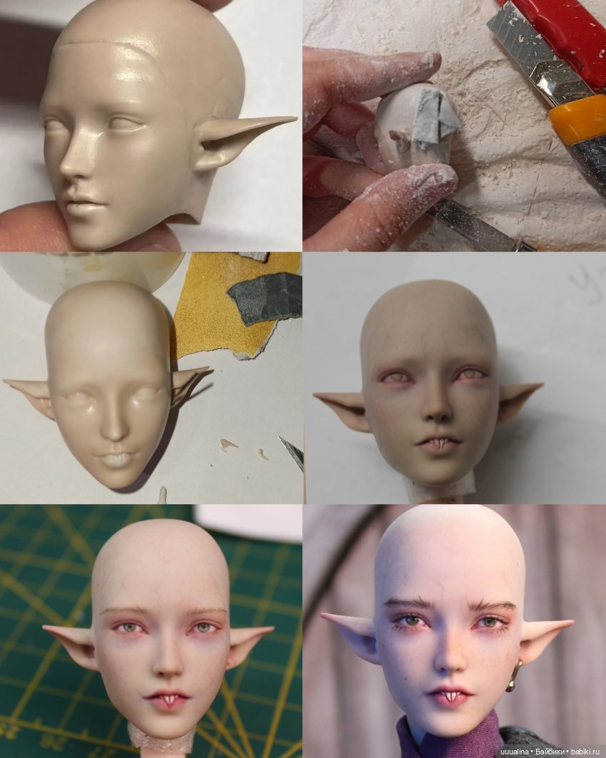 Процесс создания девочки_Носферату (фото 3)