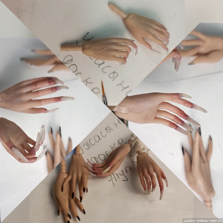 Процесс создания девочки_Носферату (фото 9)