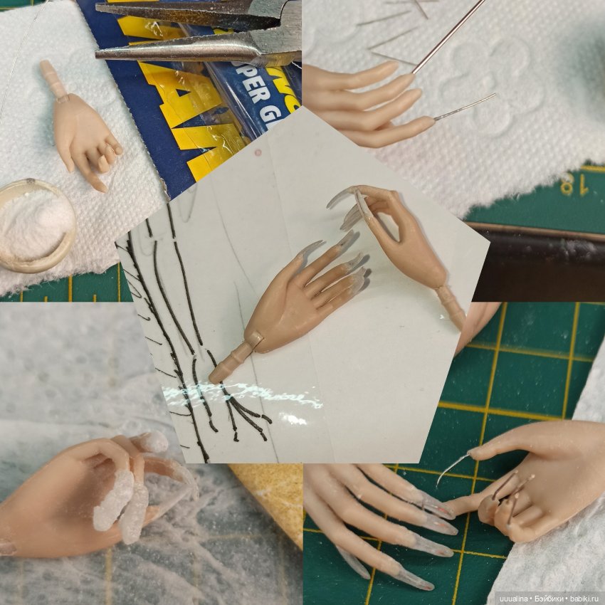 Процесс создания девочки_Носферату (фото 8)