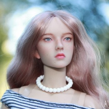 ООАК моего авторства экшен голова 1/6