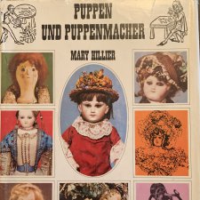 Книга об антикварных куклах на немецком языке PUPPEN UND PUPPENMACHER, 1968