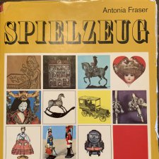 Книга об антикварных куклах на немецком языке SPIELZEUG, Antonia Fraser, 1966