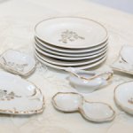 Антикварный посудный набор для кукол, Германия