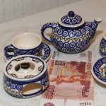 Антикварный чайный набор для кукол Baise