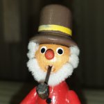 Винтажная фигурка Erzgebirgische Volkskunst, боровичок