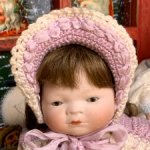 Антикварная немецкая коллекционная кукла Bye-lo Baby by Grace S. Putnam