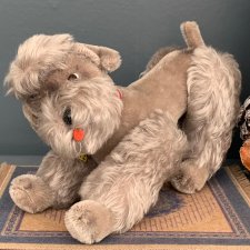 Винтажная игрушка, собака Steiff (Германия)