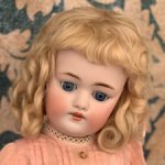 Антикварная немецкая бисквитная коллекционная кукла Kestner 168