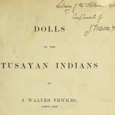 Kнига о индeйcкиx куклax "Dоlls оf thе Тusayаn Indians"