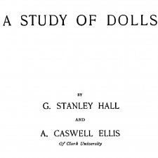 Известная книга "A Study of Dolls" (Этюд о куклах)