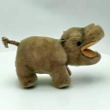 Винтажная мягкая игрушка Nilpferd, Steiff