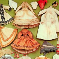 Выкройки антикварных кукол Antique-Dolls вып.1