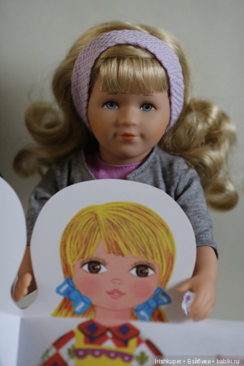 Маша, Ира, и книжка — Куклы Kathe Kruse (Кате/Кэте Крузе): фото