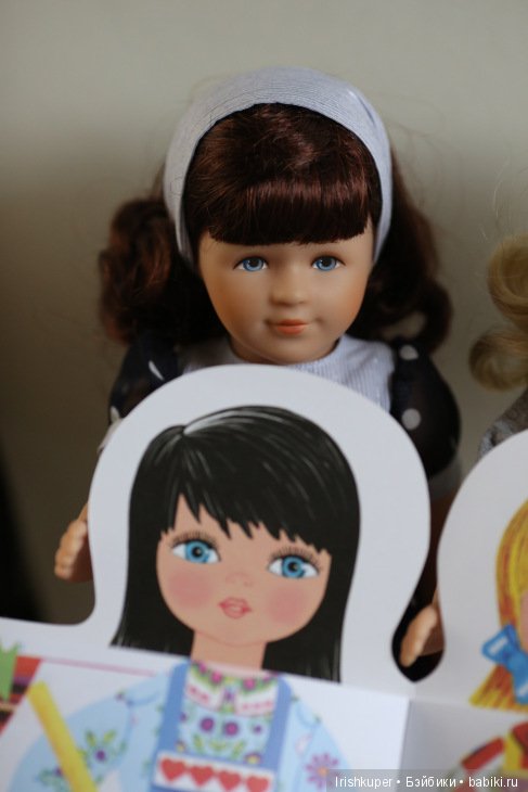 Маша, Ира, и книжка — Куклы Kathe Kruse (Кате/Кэте Крузе): фото