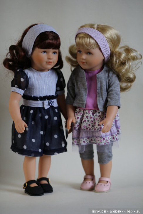 Маша, Ира, и книжка — Куклы Kathe Kruse (Кате/Кэте Крузе): фото
