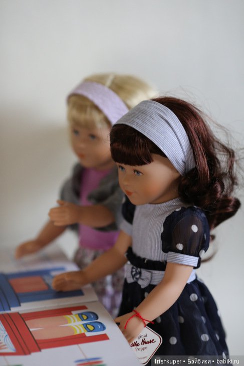 Маша, Ира, и книжка — Куклы Kathe Kruse (Кате/Кэте Крузе): фото (фото 7)