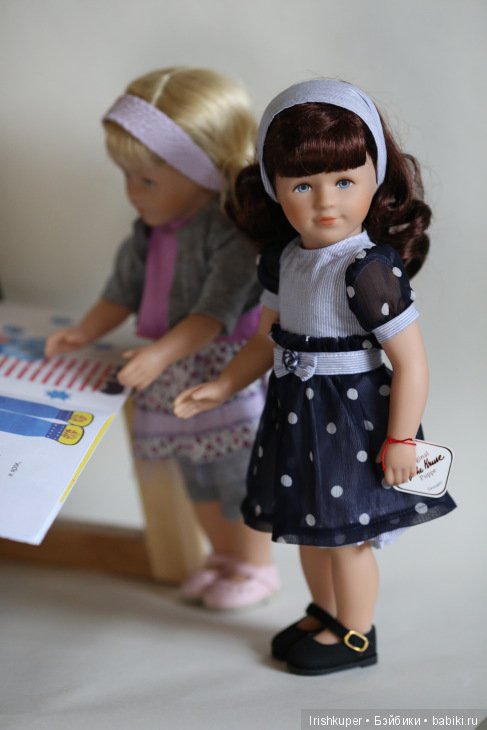 Маша, Ира, и книжка — Куклы Kathe Kruse (Кате/Кэте Крузе): фото (фото 10)