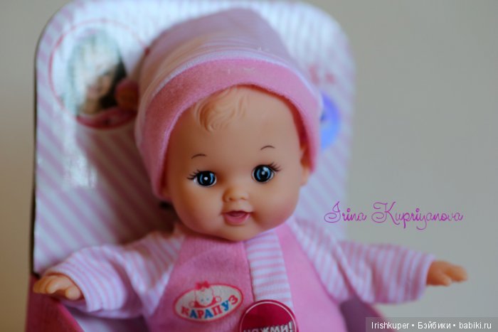 Кукла интерактивная Карапуз и Свинки (топик в розовых тонах) (фото 3)