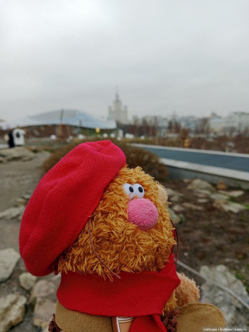 Alles ist rot или всё красное. Кофейный кот Кортадо гуляет в Зарядье (фото 9)