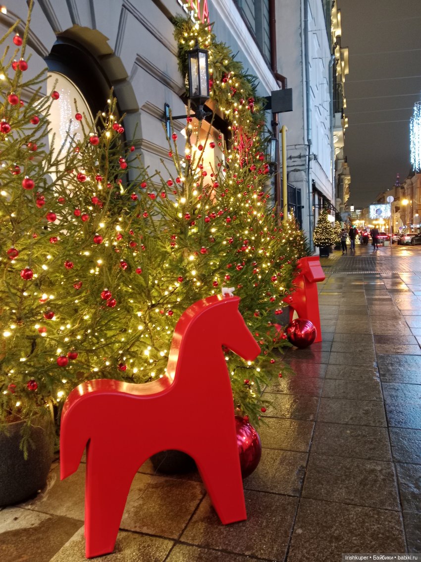 Новогоднее настроение! Мурзик, прогулка по Малой Дмитровке