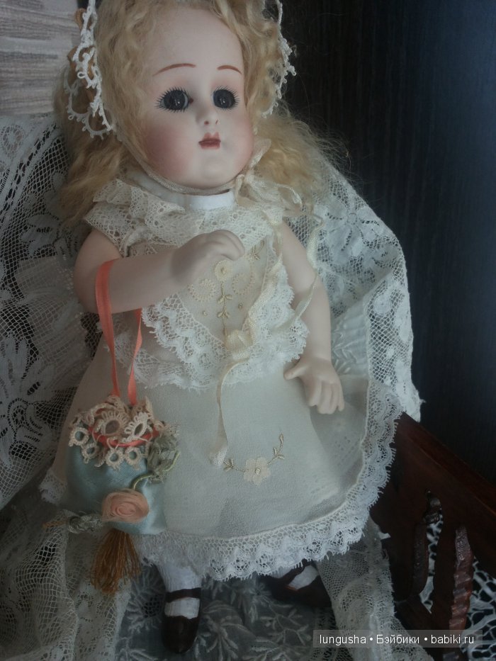 Знакомьтесь, "Зефирное облачко" - куколка в антик-стиле (фото 10)