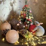 Новогодние игрушки ,игрушки из папье маше