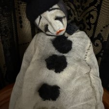 Кукла коллекционная Пьеро , кукла Арлекин