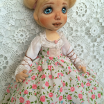 Текстильная кукла Настя