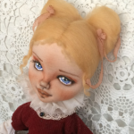 Авторская текстильная кукла Луиза