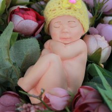 Я скоро стану бабочкой. Авторская кукла