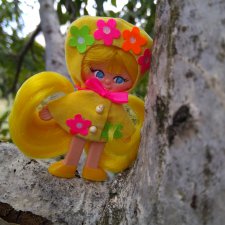 Приехала сестра Венди. Мини Флэтси. Плоская винтажная гибкая кукла