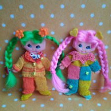 Топик благодарность за наши новые наряды для плоских винтажных кукол Флетси (  Fletsy dolls).