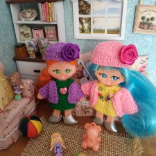 Мои плоские куклы Флетси 6 см