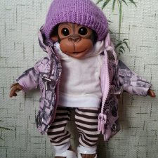 О том, как сильно гулять на улице хочется, а пойти не в чем ( Monkeys by Ashton Drake).