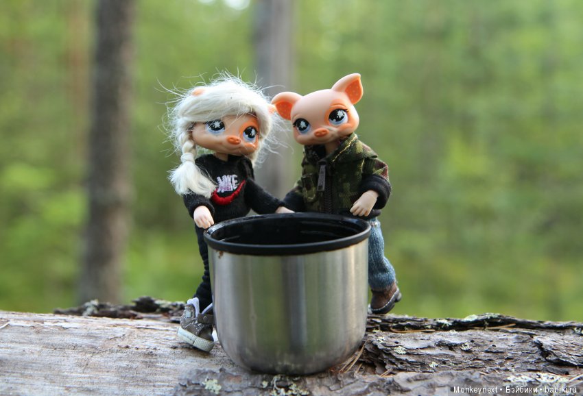 На даче. Часть 3. Веня, Варя делают запасы на зиму