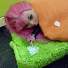 Куклы тоже болеют или как моя Малечка приболела