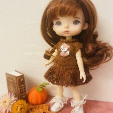 Вязанные наряды для куклы Xiaomi Monst