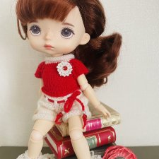 Вязаные наряды для куколки Xiaomi Monst