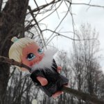 Снежная прогулка моего ангелочка 2.