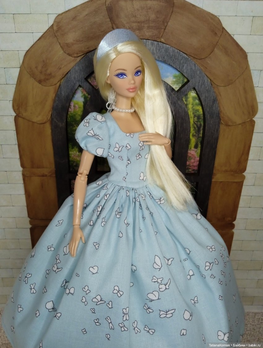 Ателье для кукол "Мышкин дом". Платье для принцессы (фото 9)