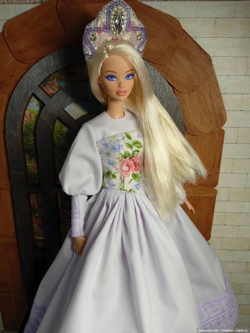 Ателье для кукол "Мышкин дом". Платье для принцессы (фото 10)