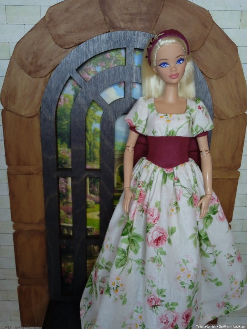 Ателье для кукол "Мышкин дом". Платье для принцессы (фото 8)