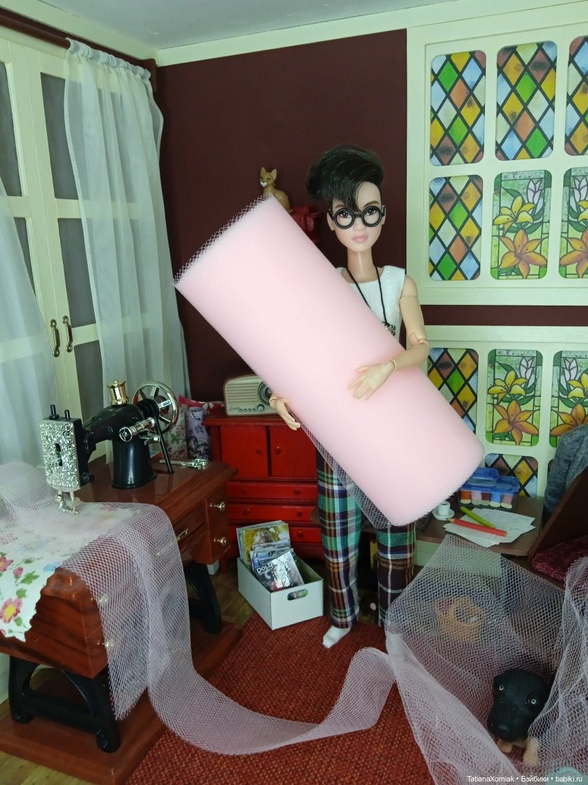 Ателье для кукол "Мышкин дом". Платье для принцессы