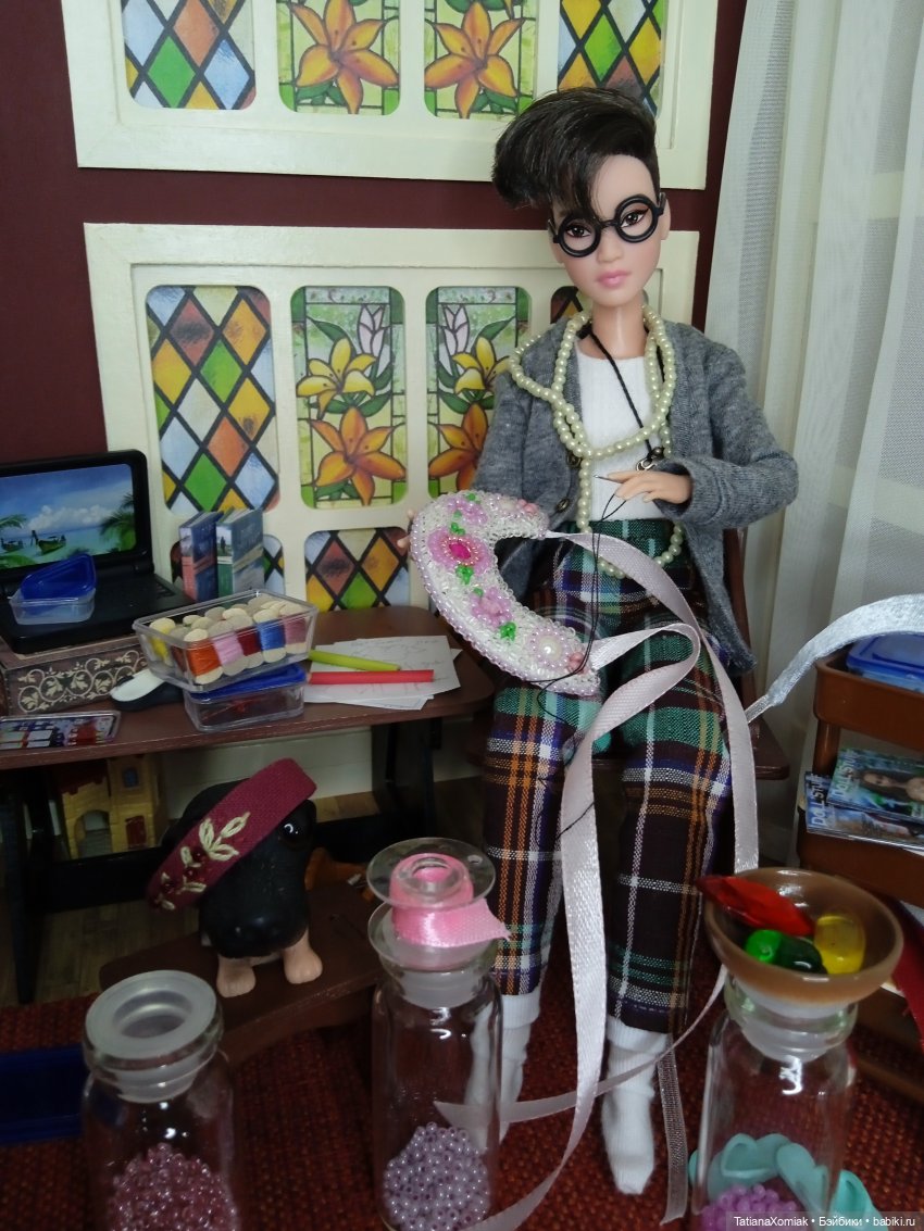 Ателье для кукол "Мышкин дом". Платье для принцессы (фото 2)