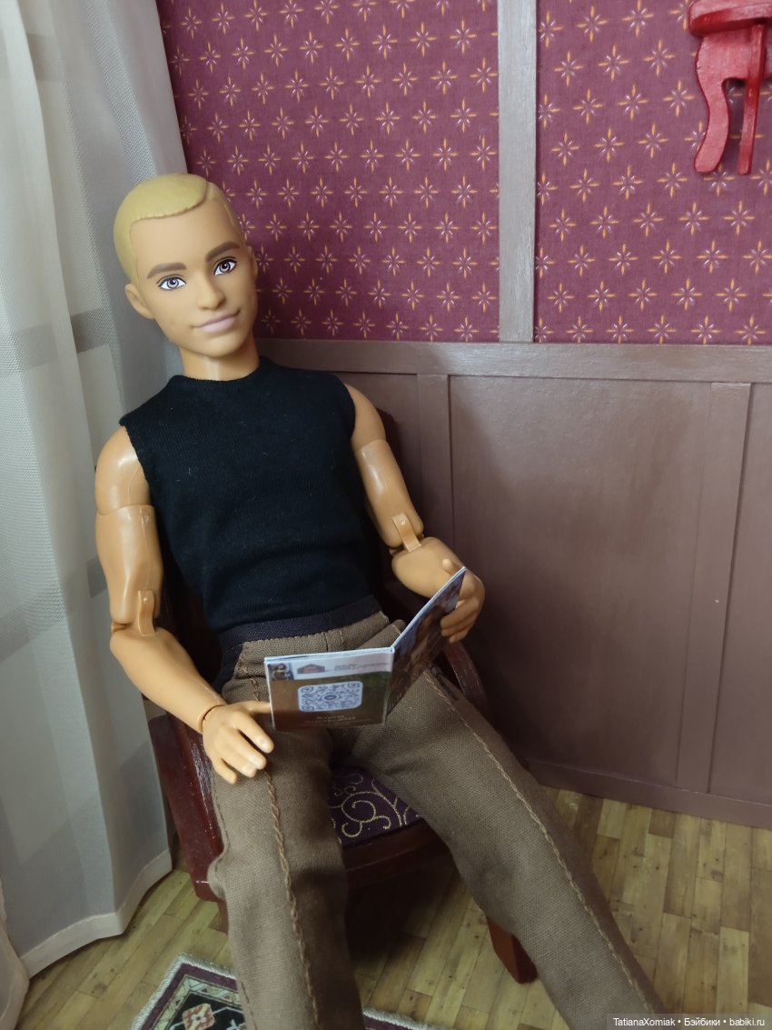 Ателье для кукол "Мышкин дом". Ёлка и Кен в пальто (фото 3)