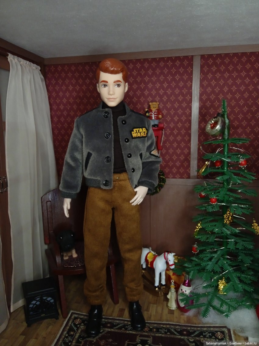 Ателье для кукол "Мышкин дом". Ёлка и Кен в пальто
