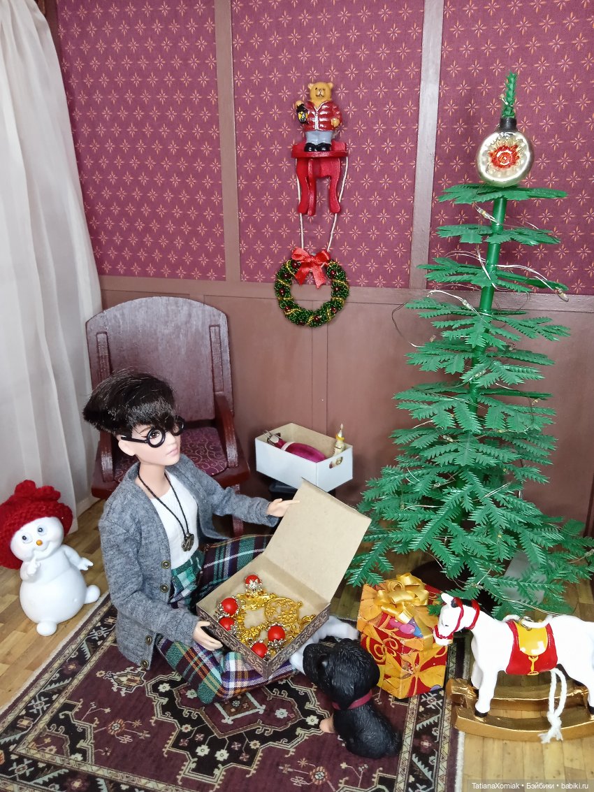 Ателье для кукол "Мышкин дом". Ёлка и Кен в пальто (фото 10)