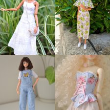 Выкройки для кукол Momoko и Ruruko