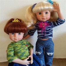 Обещала показать своих кукол Schildkrot.  Показываю