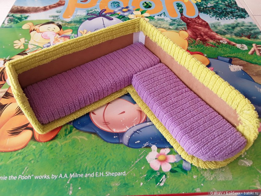 МК диванчика для малышек и не только